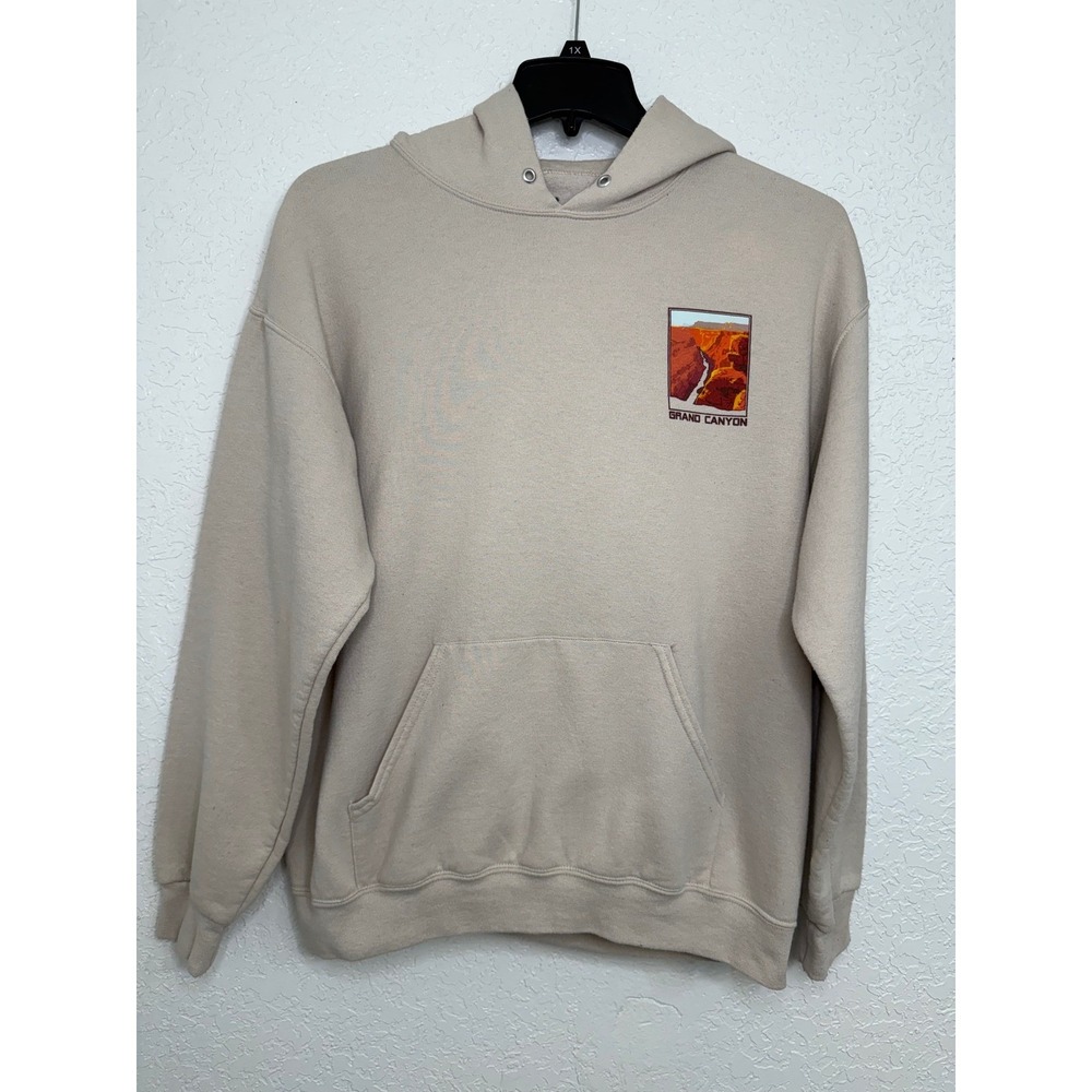 Artist Union Grand Canyon National Park Graphic Hoodie Beige Mens Medium
